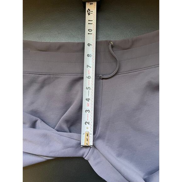Columbia Fleece Lined Pants Womens Medium Gray Pull On Drawstring Wide Leg - Picture 6 of 13